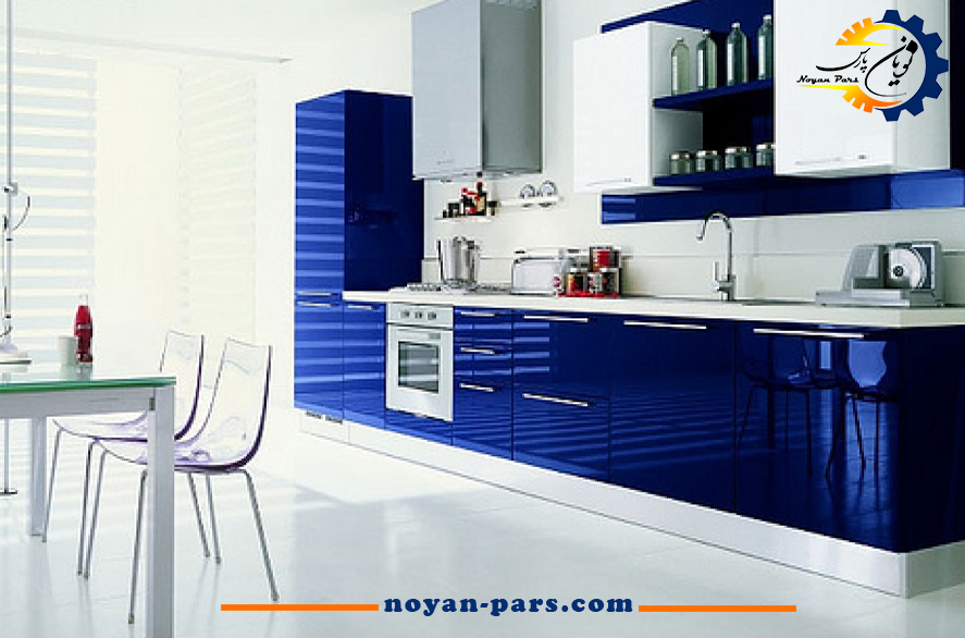 کابینت ام دی اف آبی