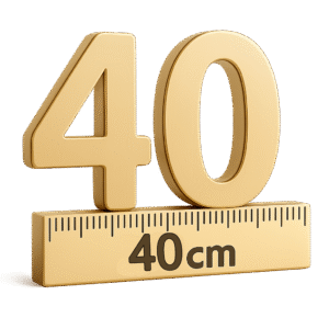 ریل پهن طول 40 سانت
