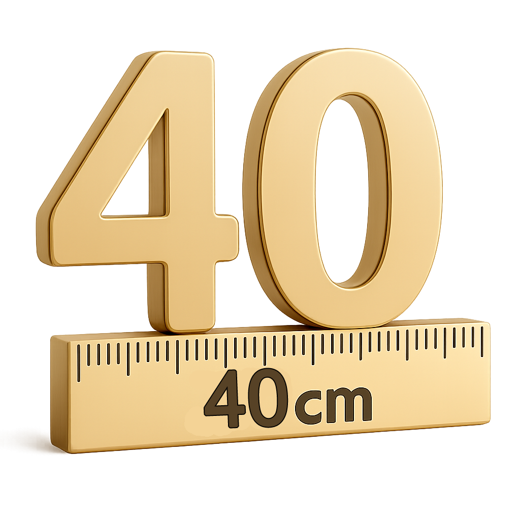 ریل باریک طول 40 سانت