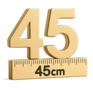 ریل پهن طول 45 سانت