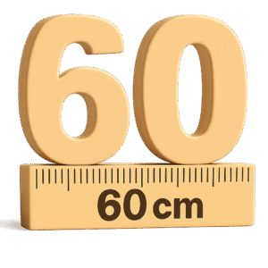 ریل پهن طول 60 سانت